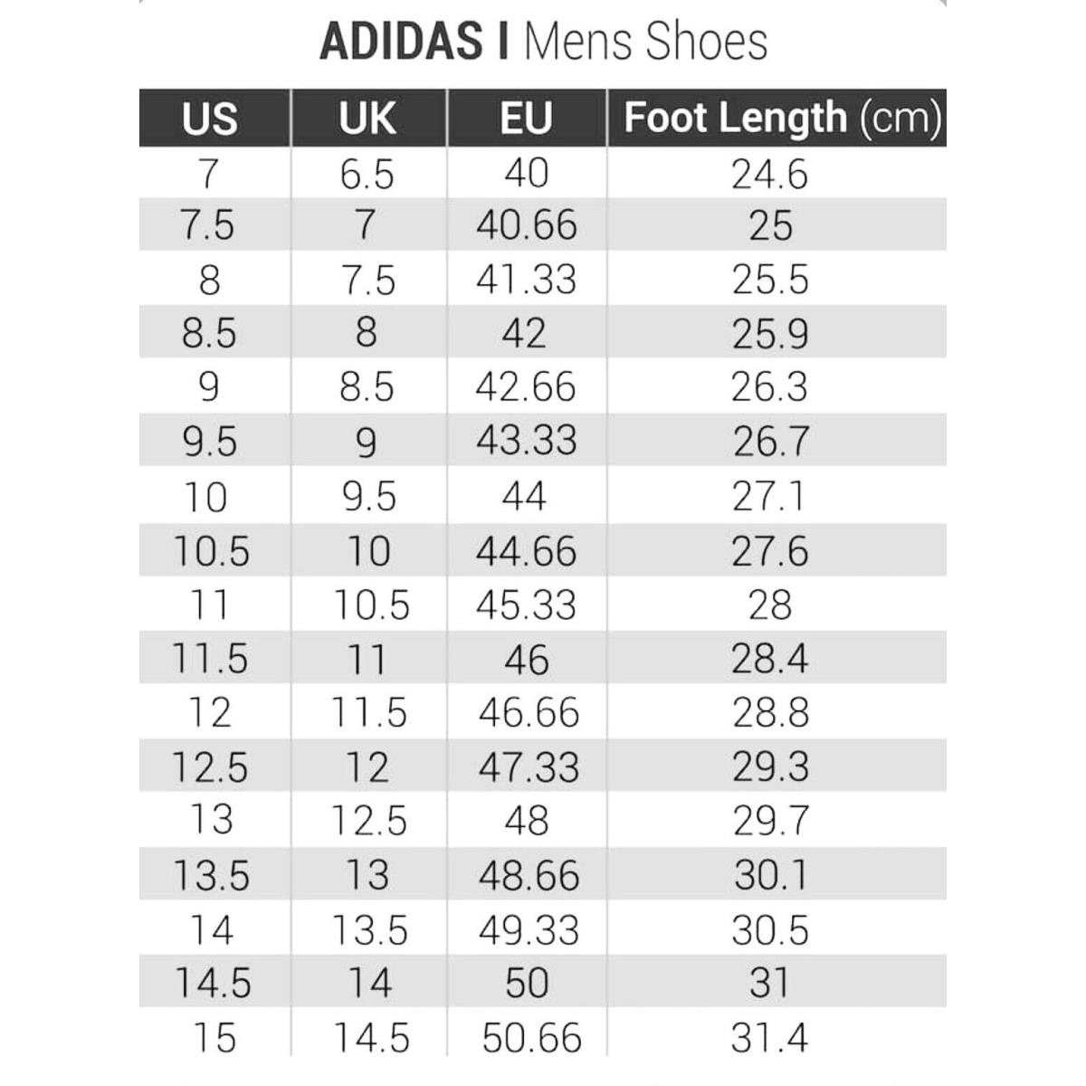 Adidas us 8.5 outlet to eu 50