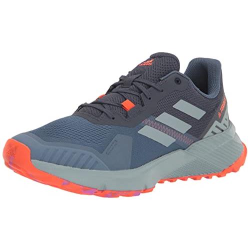Adidas Men`s Terrex Soulstride Trail Running Shoe - Choose Sz/col Wonder Steel/Magic Grey Metallic/Impact Orange