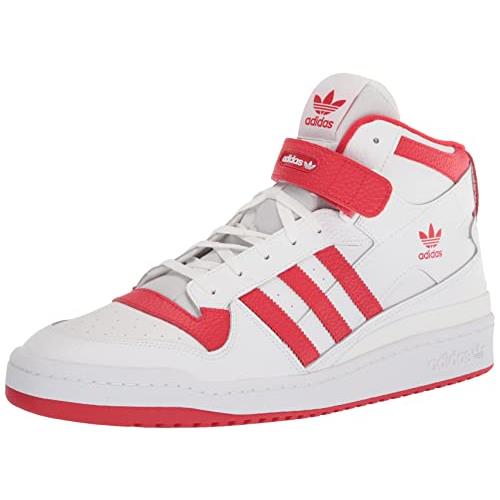 Adidas Originals Men`s Forum Mid Sneaker - Choose Sz/col White/Vivid Red/White