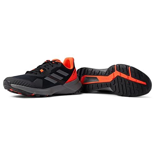 Adidas Men`s Terrex Soulstride Trail Running Shoe - Choose Sz/col Black/Grey/Solar Red