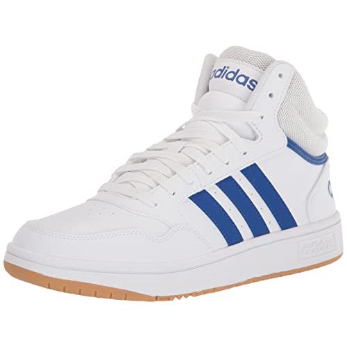 Adidas Men`s Hoops 3.0 Mid Basketball Shoe - Choose Sz/col White/Team Royal Blue/Gum