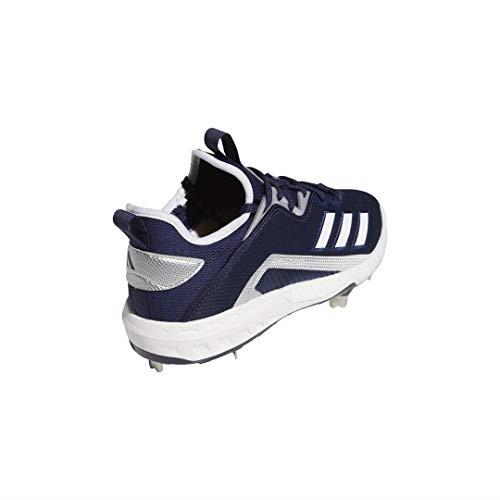Adidas Men`s Fv9343 Baseball Shoe - Choose Sz/col Navy Blue/White/Silver