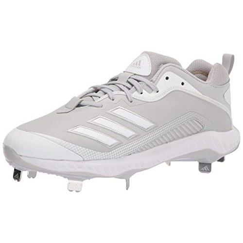 Adidas Men`s Fv9346 Baseball Shoe - Choose Sz/col Light Grey/White/White