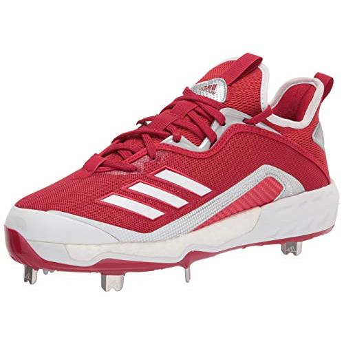 Adidas Men`s Fv9343 Baseball Shoe - Choose Sz/col Power Red/White/Silver