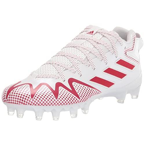 Adidas Men`s Freak 22-Team Football Shoe - Choose Sz/col White/Team Power Red/Bright Red