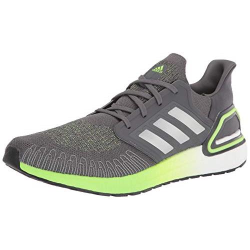 Adidas Men`s Ultraboost 20 Sneaker - Choose Sz/col Grey/Silver Metallic/Signal Green