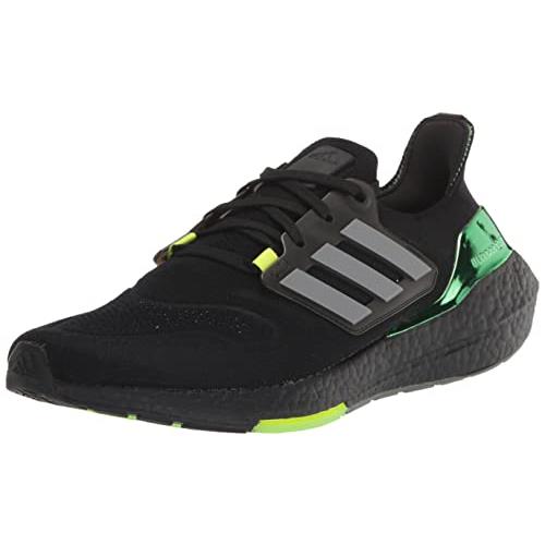 Adidas Men`s Ultraboost 22 Running Shoe - Choose Sz/col Black/Iron Metallic/Beam Green