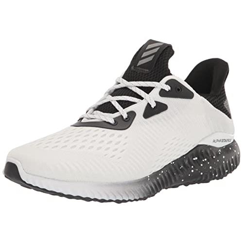 Adidas Men`s Alphabounce 1 Sneaker - Choose Sz/col White/Iron Metallic/Black