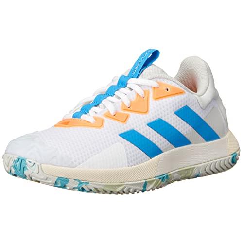 Adidas Men`s Solematch Control Tennis Shoe - Choose Sz/col White/Pulse Blue/Orbit Grey
