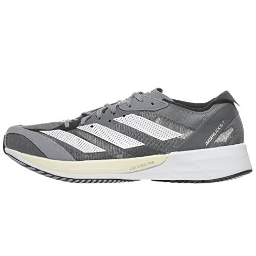 Adidas Men`s Adizero Adios 7 Sneaker - Choose Sz/col Grey/Zero Metallic/Grey