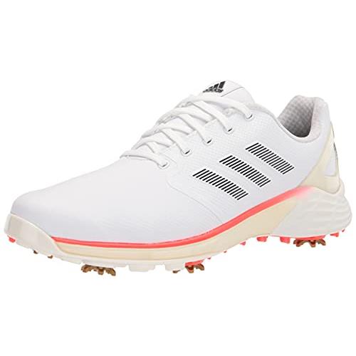 Adidas Men`s Zg21 Recycled Polyester Golf Shoes - Choose Sz/col Footwear White/Core Black/Solar Red