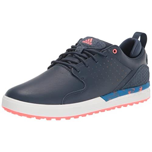 Adidas Men`s Flopshot Spikeless Golf Shoes - Choose Sz/col Crew Navy/Blue Rush/Turbo
