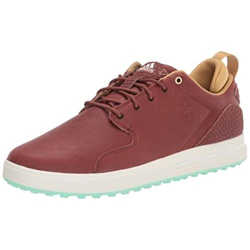 Adidas Men`s Flopshot Spikeless Golf Shoes - Choose Sz/col Tan Brown/Golden Beige/Pulse Mint