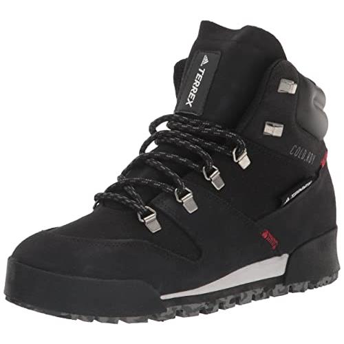 Adidas Men`s Terrex Snowpitch Cold.rdy Walking Sho - Choose Sz/col Black/Black/Scarlet