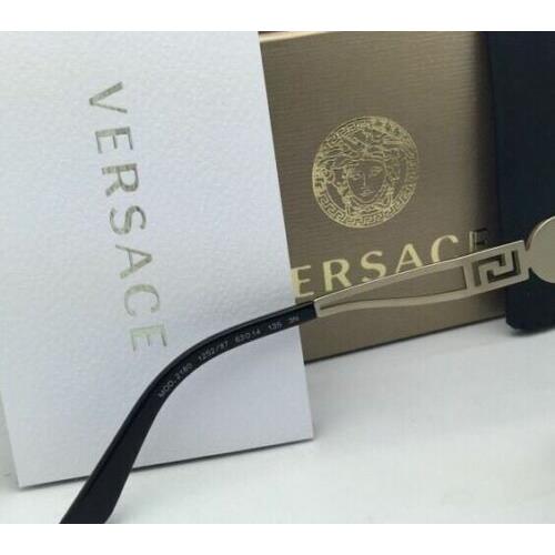 Versace sunglasses  - Pale Gold / Black Frame, Grey Lens 7