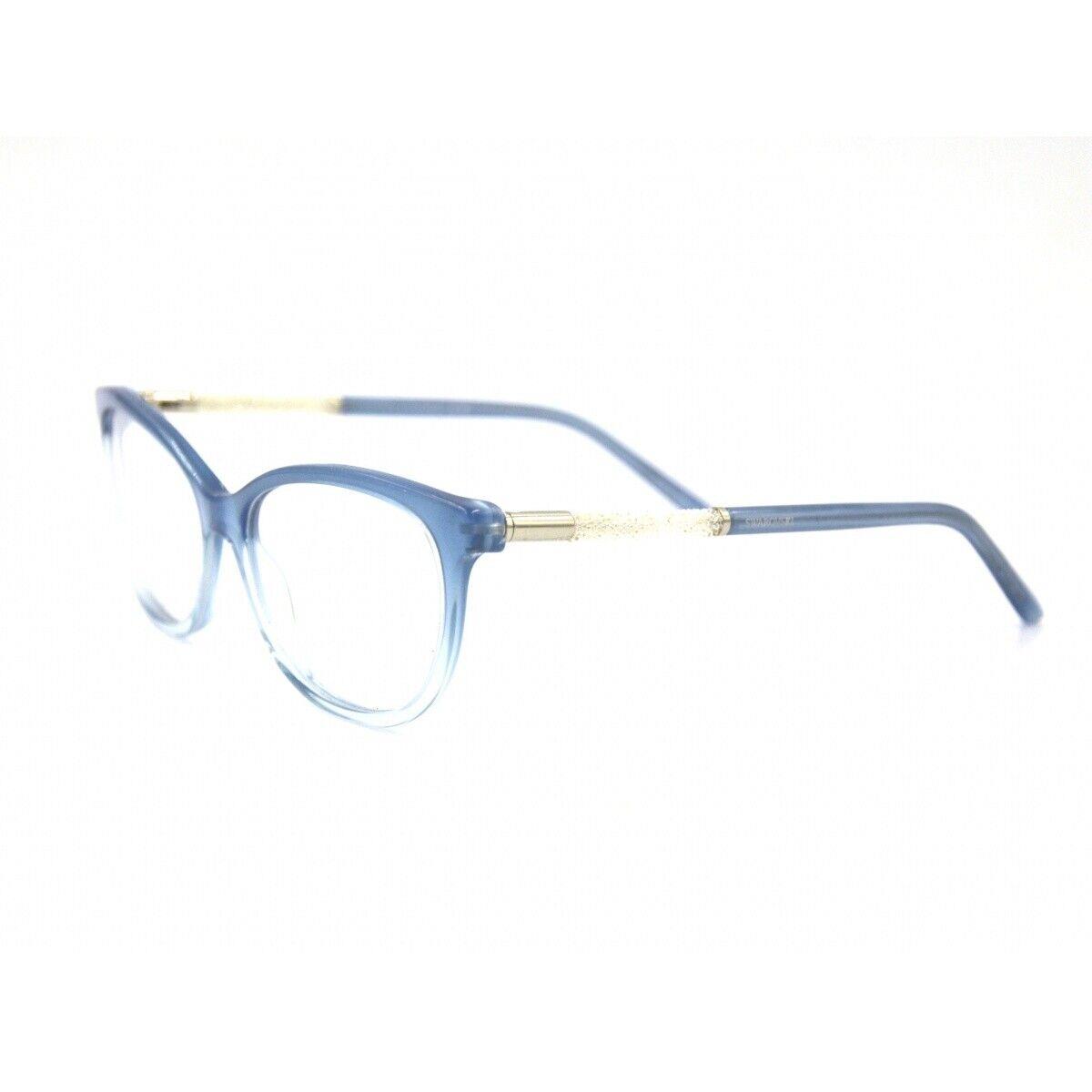 Swarovski SK5211 092 Crystal Blue Plastic Cat Eye Eyeglasses Frame 54-16-140 092