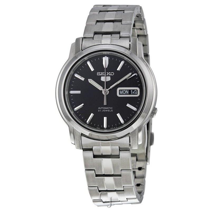 Seiko 5 Automatic Black Dial Watch SNKK71