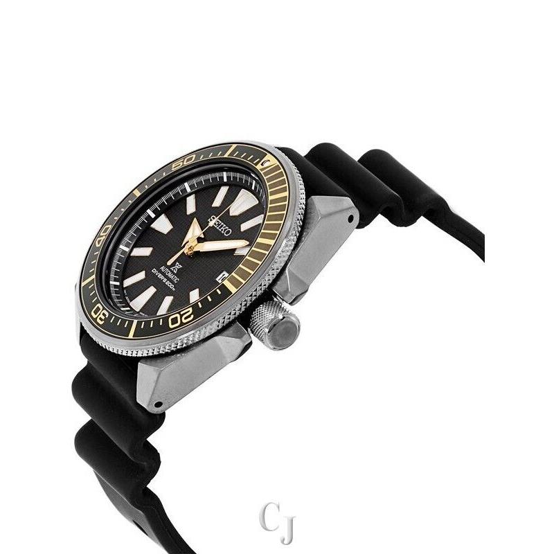 Seiko Samurai Prospex Automatic Divers Black Dial Watch SRPB55