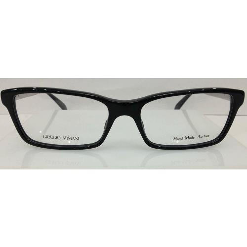 Giorgio Armani GA872 Csa Black Plastic Eyeglasses 53-16-140 Italy RX Women