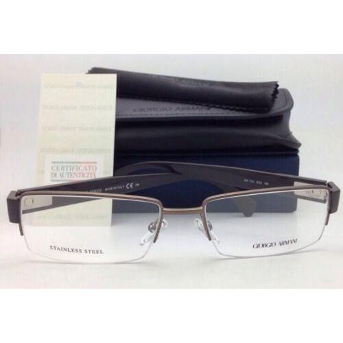 Giorgio Armani eyeglasses  - Brown Frame, Clear Lens 0