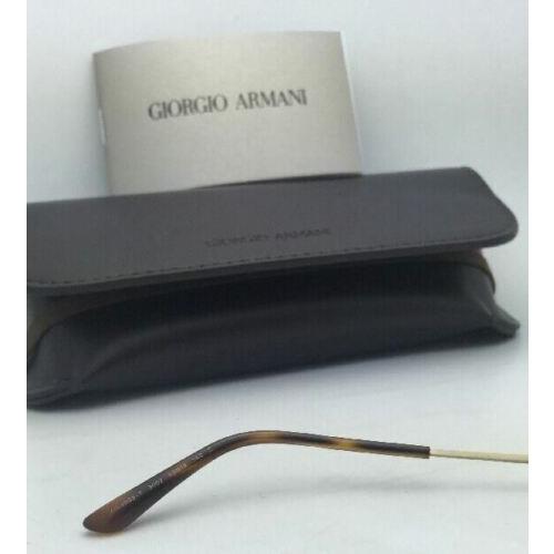 Giorgio Armani eyeglasses  - Matte Gold / Tortoise Frame, demo lenses Lens 7