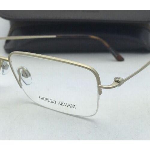 Giorgio Armani eyeglasses  - Matte Gold / Tortoise Frame, demo lenses Lens 5