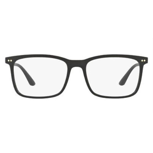 Giorgio Armani AR7122 Men Eyeglasses Square Black 56mm
