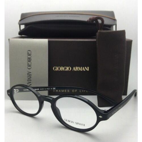 Giorgio Armani Eyeglasses AR 7008 5001 48-19 140 Matte Black on Black Frames