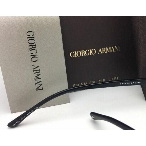 Giorgio Armani eyeglasses  - Matte Black / Black Frame, Clear with Demo Print Lens 7
