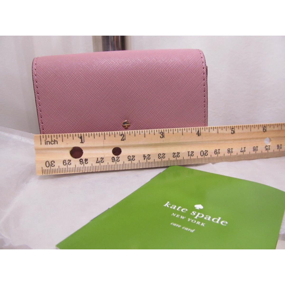 Kate Spade Mikas Pond Christine Wallet Dusty Peony Leather Retail - Kate  Spade wallet - 070457438046 | Fash Brands