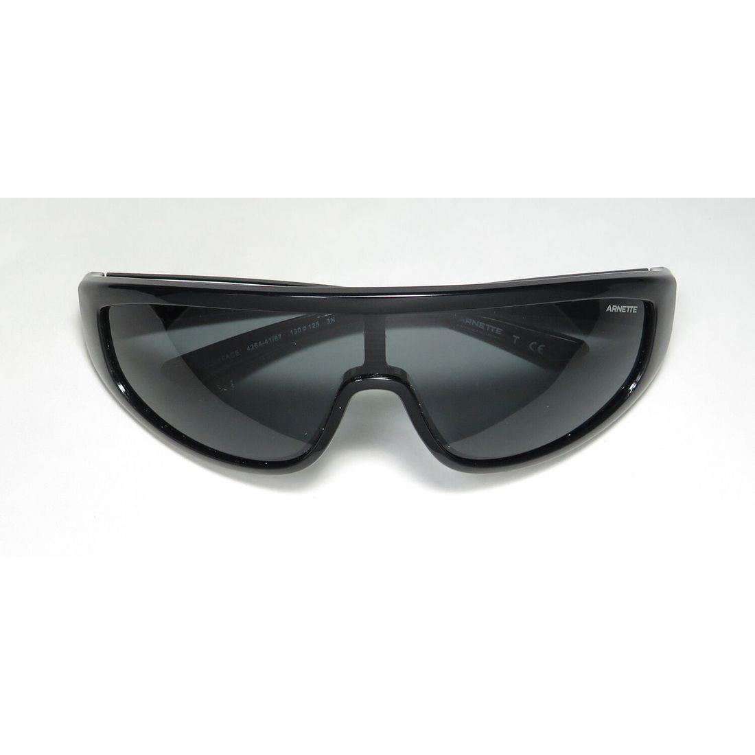 Arnette Clayface 4264 Hip Cool Looking Wrap Sports Lifestyle Beach Sunglasses Black