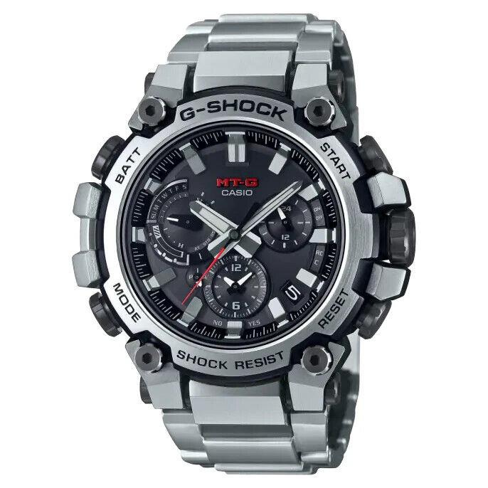 Casio G-shock Multi-band 6 Atomic Connected Solar Powered MTGB3000D-1 - Band: Silver