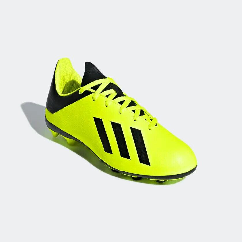 Adidas X18.4 Flexible DB2420 Youth Solar Yellow/black Ground Shoes Size 4 | 692740624563 - Adidas shoes Flexible - Solar | SporTipTop