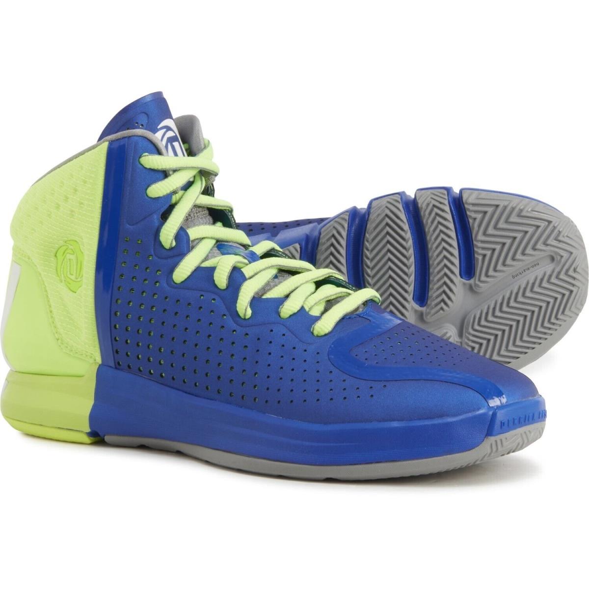 Adidas D Rose 4 Restomod Basketball Shoes For Men Blue Size 8