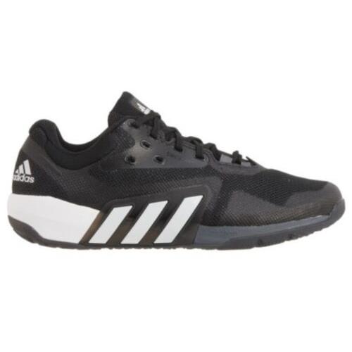Adidas Dropset Men`s Size 10 Cross Training Shoes GX7954 Black / White Trainer