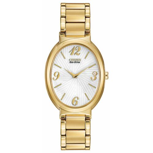 Citizen Eco-drive Allura EX1232-50A Gold Tone Stainless Steel Women`s Watch