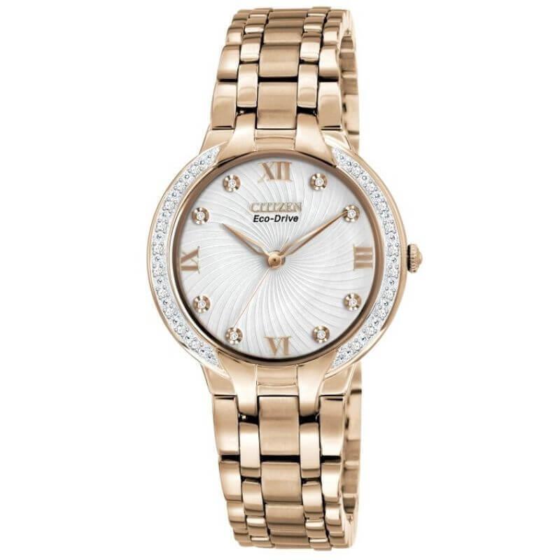 Citizen Bella EM0123-50A Ladies 29mm White Dial Watch