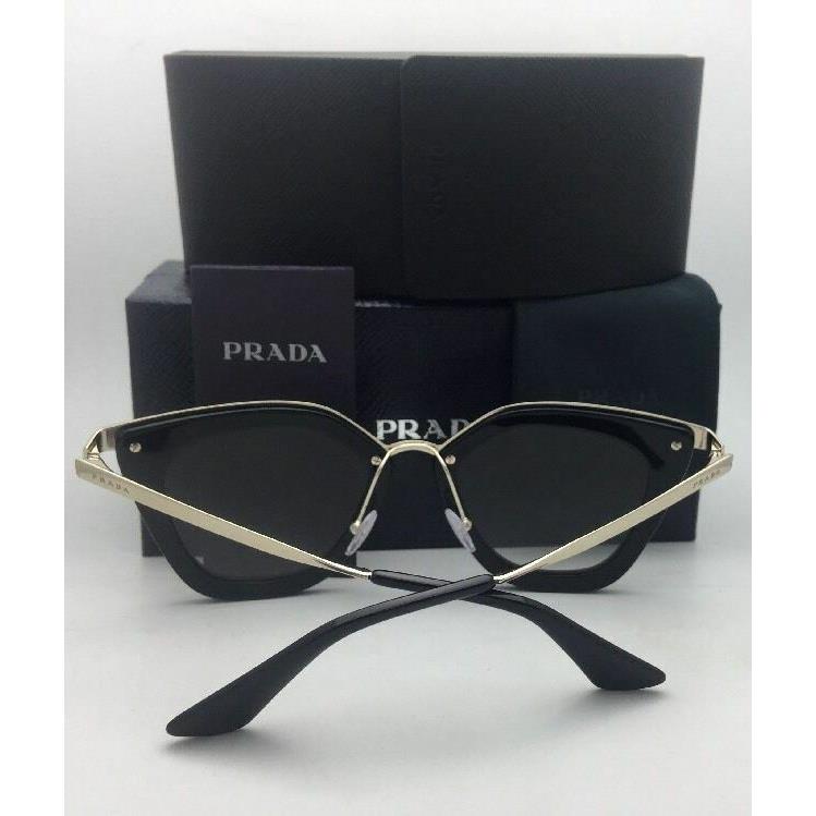 Prada Sunglasses Spr 53s 1ab 0a7 52 21 Black Gold Frame W Grey Gradient Prada Sunglasses 4766