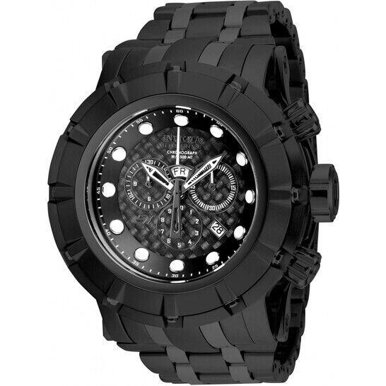 Invicta Reserve S1 Men`s Chrono Stainless Steel Black Ion-plated Watch 16951