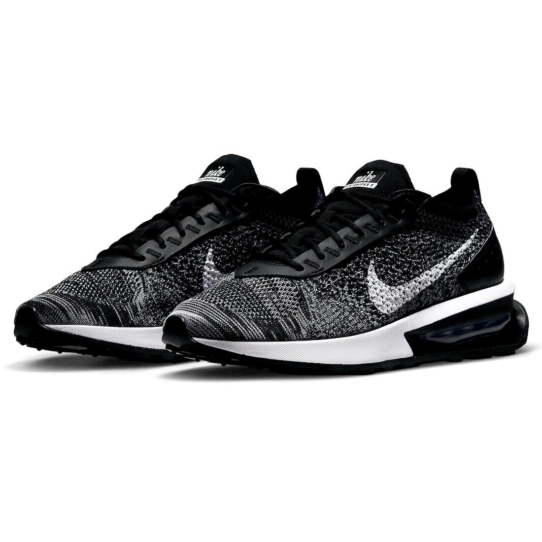 Nike Air Max Flyknit Racer Womens Size 6 Shoes DM9073 001 Black White