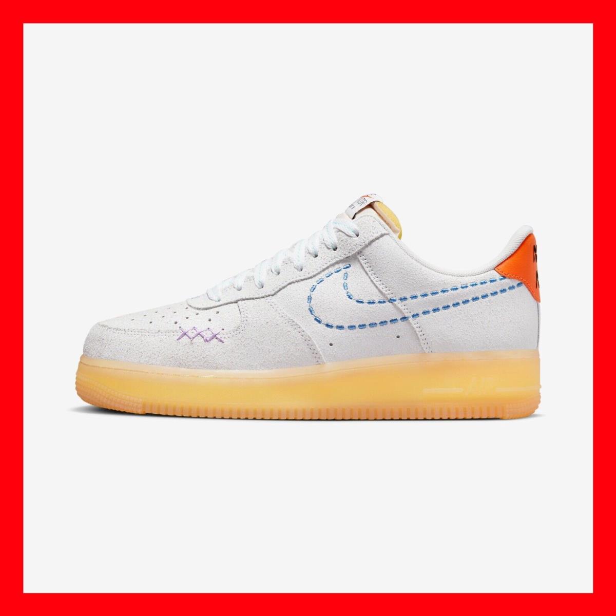  Nike Mens Air Force 1 Low 101 DX2344 100 101 - Size 7