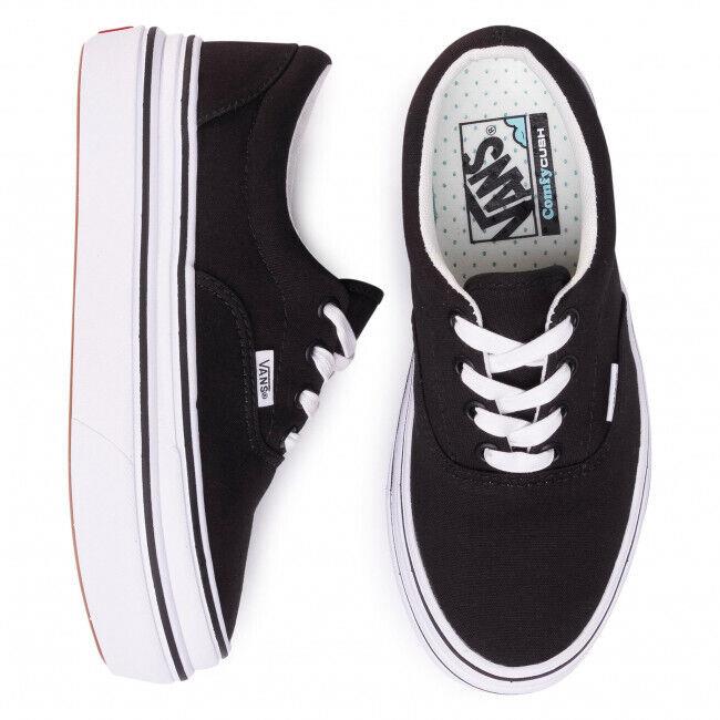 Vans Super Comfycush Era VN0A4U1D1WX1 Women`s Black/white Skate Shoes  HS3808 | 045742515436 - Vans shoes Super Comfycush ERA - Black & White |  SporTipTop