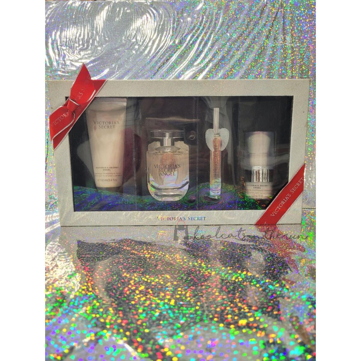 Victoria`s Secret Silver Angel Eau de Parfum 4 Piece Fragrance Gift Box Set