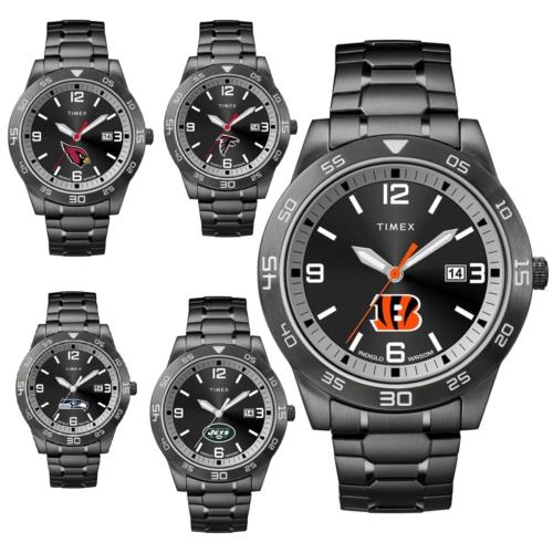 Officially Licensed Nfl Men`s Acclaim Watch By Timex 630108-J