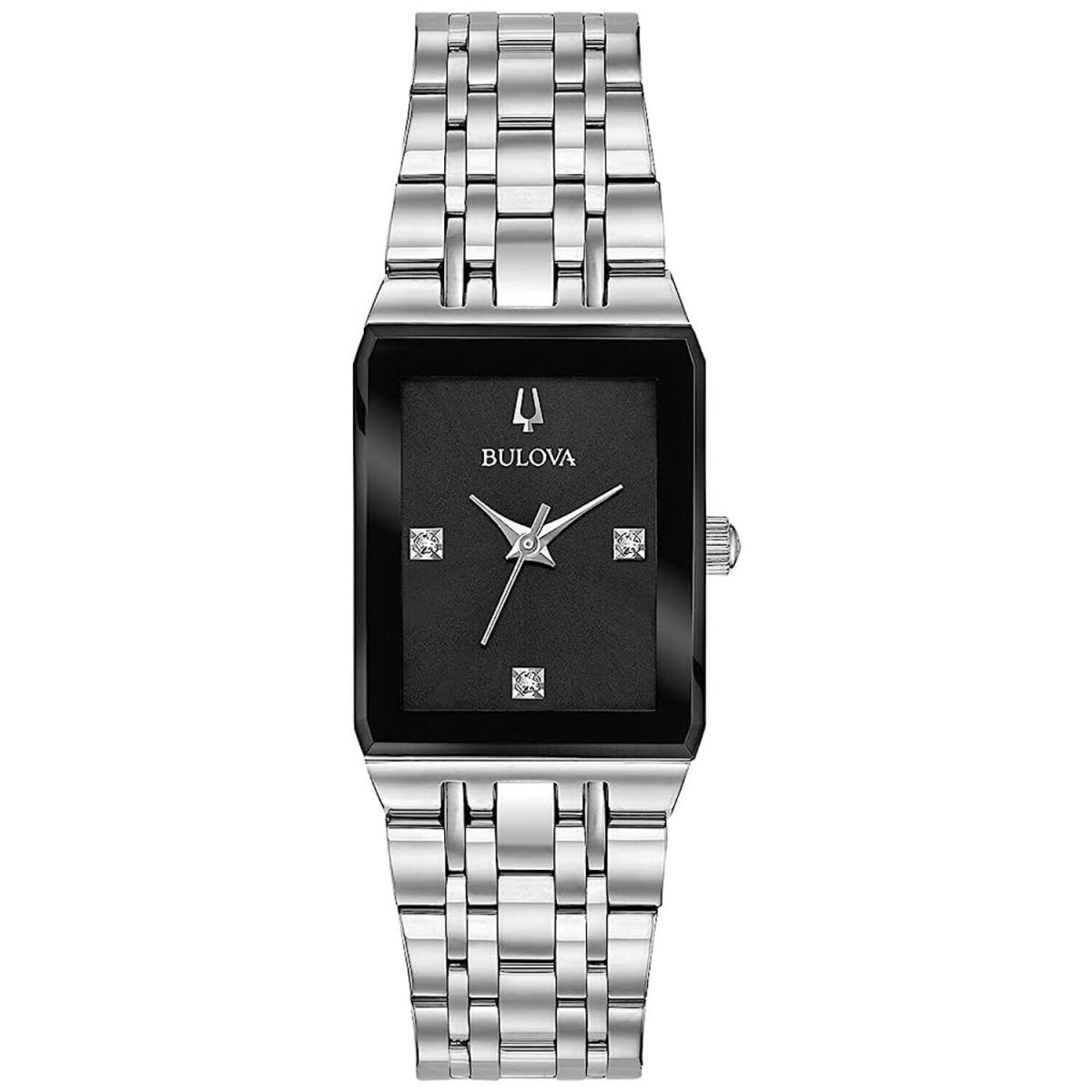 Bulova Quadra Diamond Ladies Watch 96P202