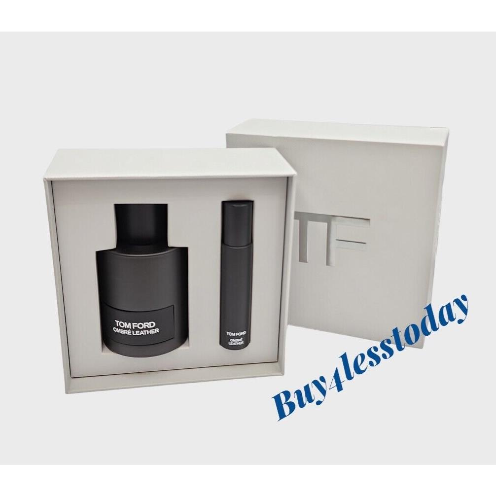 Tom Ford Ombre Leather Set with Travel Spray Eau De Parfum  Oz +  Oz  - Tom Ford perfumes - 030001366683 | Fash Brands