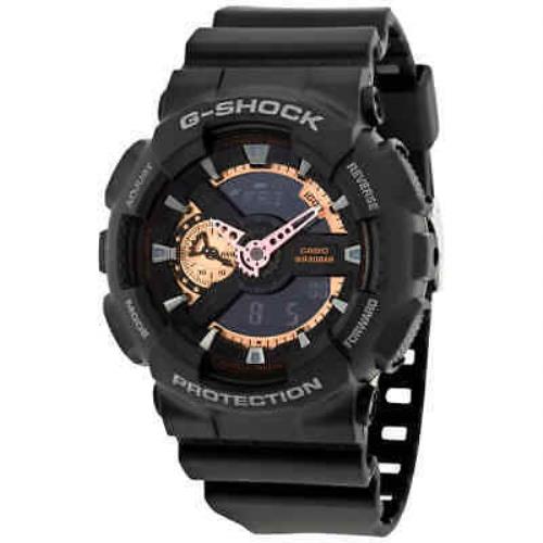 Casio G-shock Black Dial Resin Men`s Watch GA110RG-1A