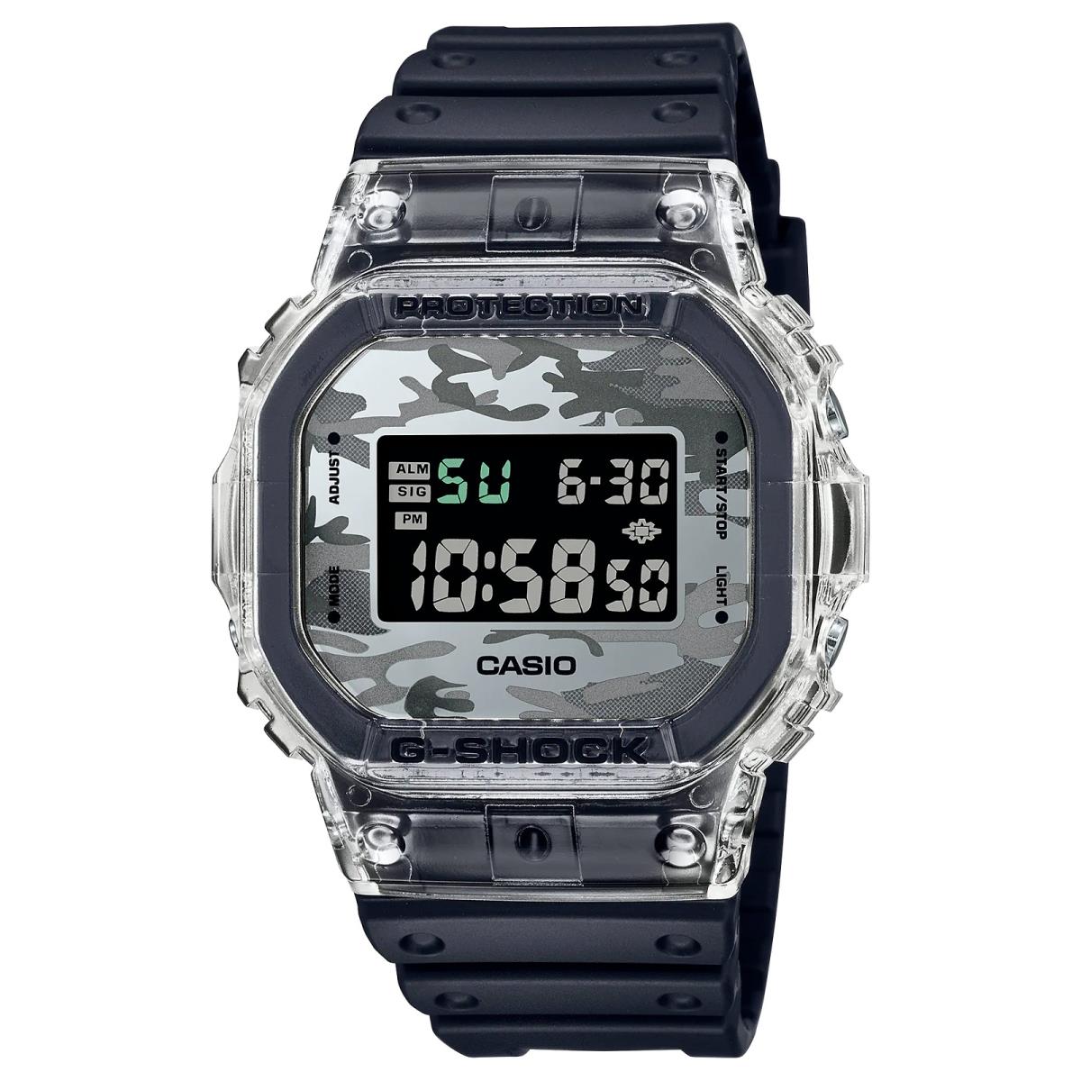 G-shock DW5600SKC-1 Stealth Camouflage Translucent Square