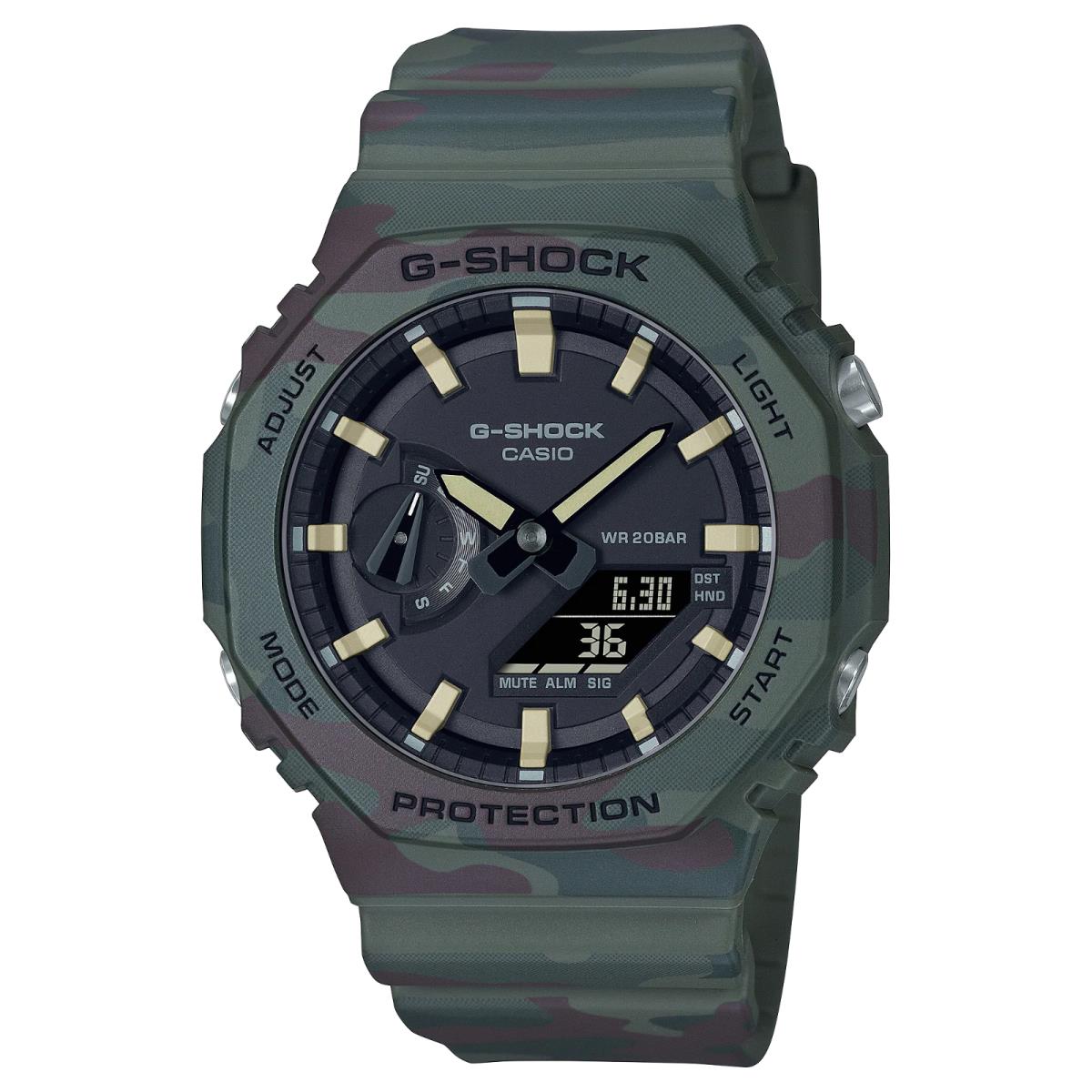 Casio G-shock GAE2100WE-3A World Explorer Analog-digital Men`s Watch