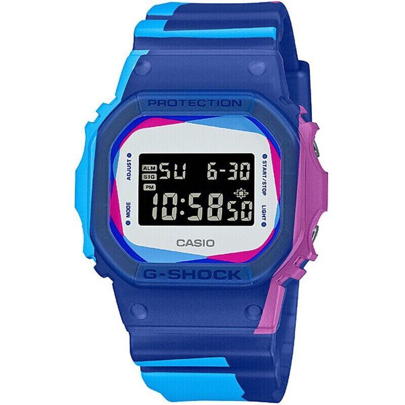 Casio G-shock DWE5600PR-2D Over Print Limited Edition Case Set Men Watch